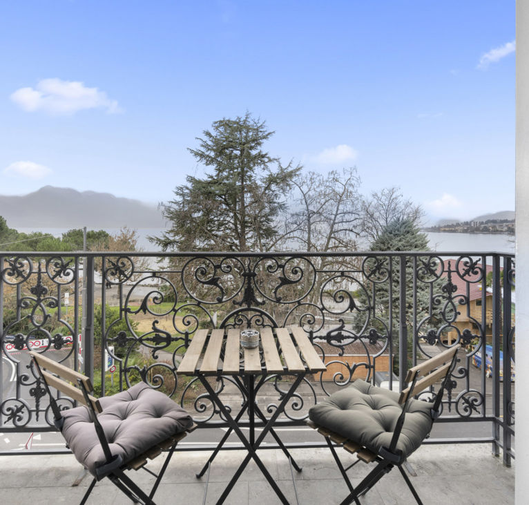 Balcony of Montreux Grand Rue Apartments