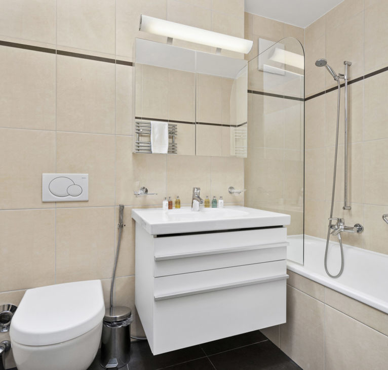 Bathroom of Montreux LUX Apartments