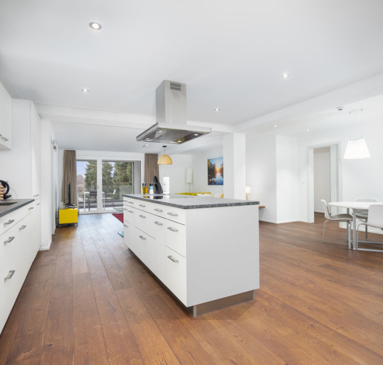 Fully-equipped kitchen by Interlaken Swiss Hotel Apartments