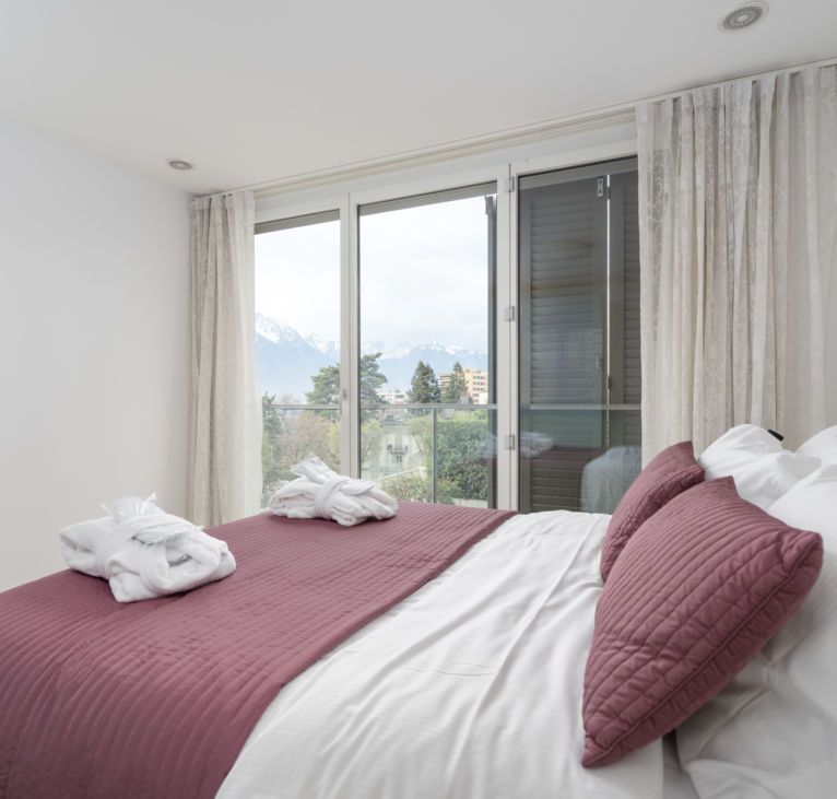 Luxury accommodation spaces by Montreux Lake View Apartments and Spa