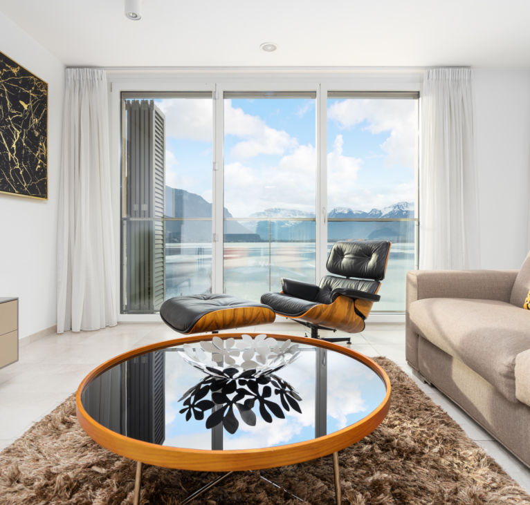 Luxury interior design of Montreux Lake View Apartments and Spa
