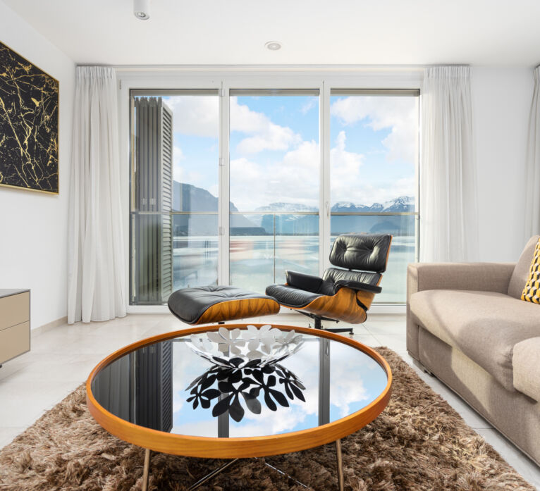 Luxury interior design of Montreux Lake View Apartments and Spa