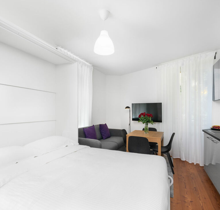 Bedroom of The Studios – Montreux by Swiss Hotel Apartments