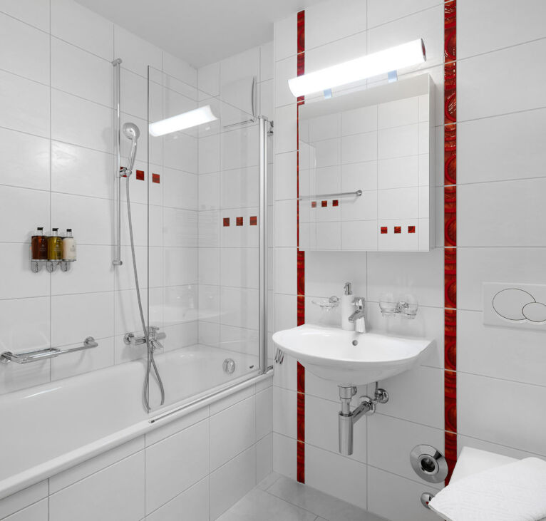 Bathroom fittings at Montreux LUX Apartments