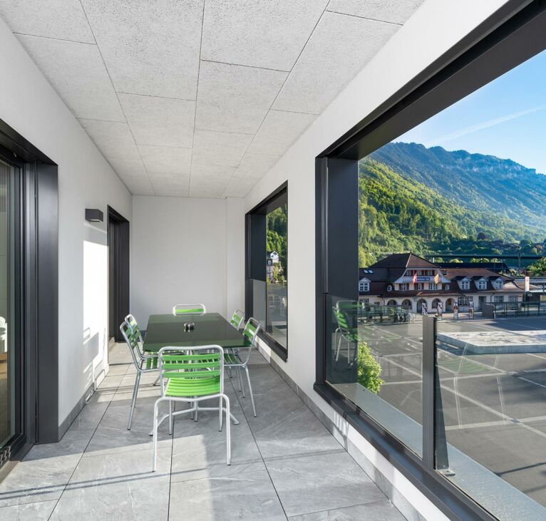 Interlaken Swiss Hotel Apartments balcony area