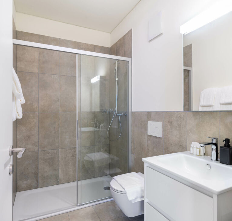 Bathroom Lugano Two Bedroom Apartment-Swiss Hotel Apartments 01