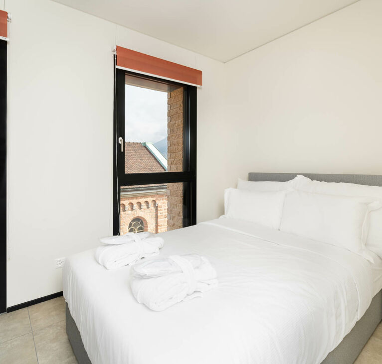Double Bedroom in Lugano Two Bedroom Apartment Swiss Hotel Apartments