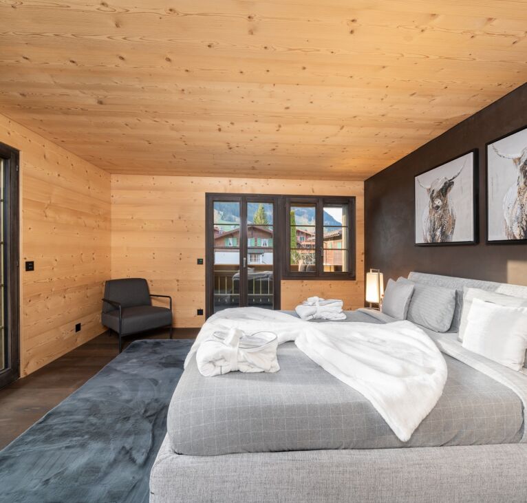 Gstaad Apartment-Bedroom