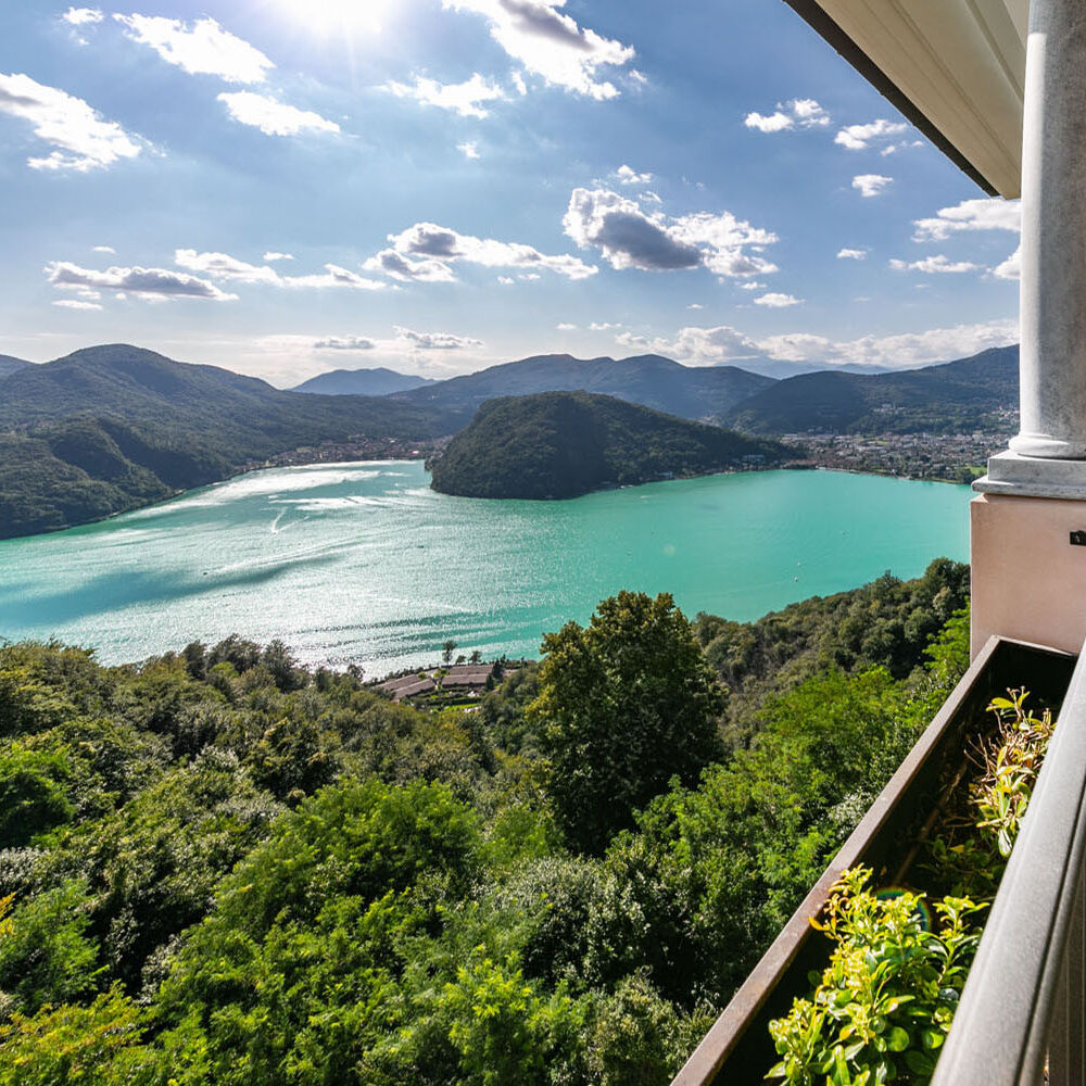 Collina-D'Oro-Resort-Lugano-4-Bedroom-Penthouse-View-from-Balcony-03